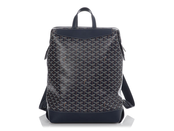 Goyard Cisalpin Backpack Black and Brown Goyardine Canvas Palladium Ha –  Madison Avenue Couture