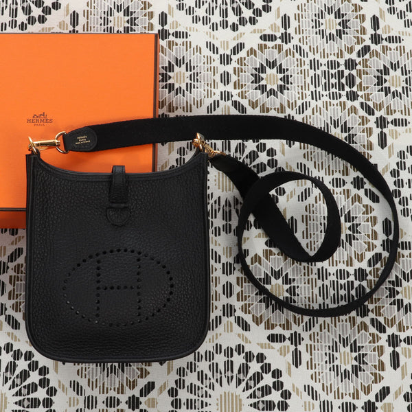 Hermès Black Clémence Evelyne III PM by Ann's Fabulous Finds