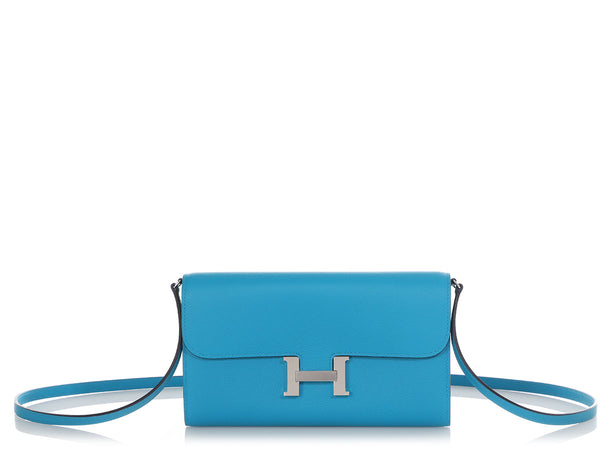 Hermès Graphite and Bleu Electrique Clémence Double Sens 36 by Ann's Fabulous Finds
