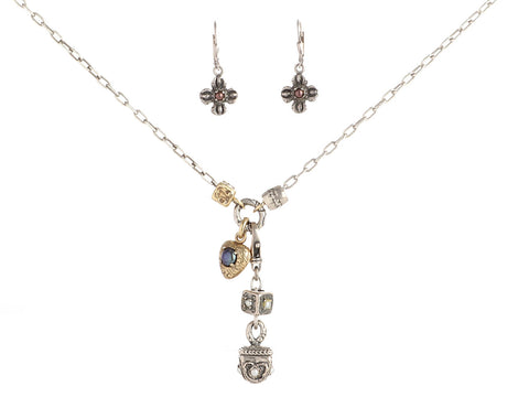 Alana Leigh Charm Necklace and Earrings Set