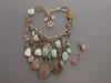 Alana Leigh Chunky Bead Necklace and Rose Quartz Pierced Drop Earrings