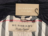 Burberry Navy Long Belted Quilted Coat