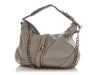 Burberry Gray Buffalo Bartow Hobo