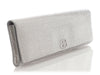 Balenciaga Silver Crystal Maxi Clutch