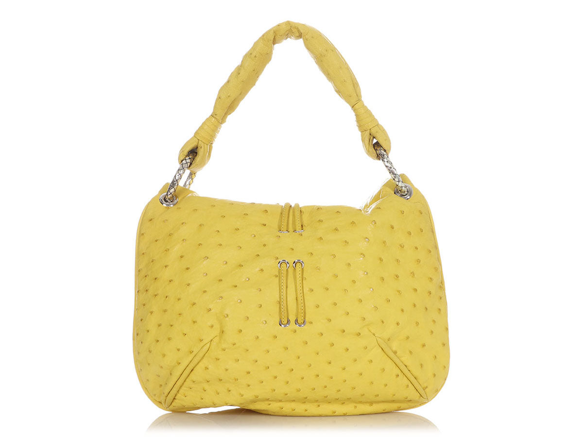 Louis Vuitton Yellow Monogram Ostrich bag