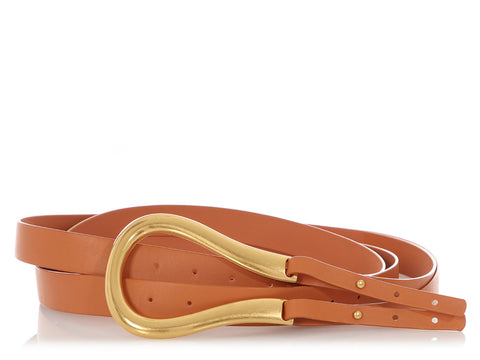 Bottega Veneta Clay Leather Double Strap Belt