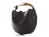 Bottega Veneta Small Black Intrecciato Leather Sardine Tote