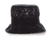 Christian Dior Black Lace Bucket Hat