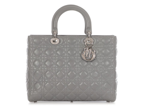 Dior Large Gray Lady Dior