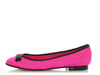 Dior Bright Pink Cannage Quilted My Dior Ballet Flats