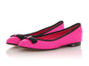 Dior Bright Pink Cannage Quilted My Dior Ballet Flats