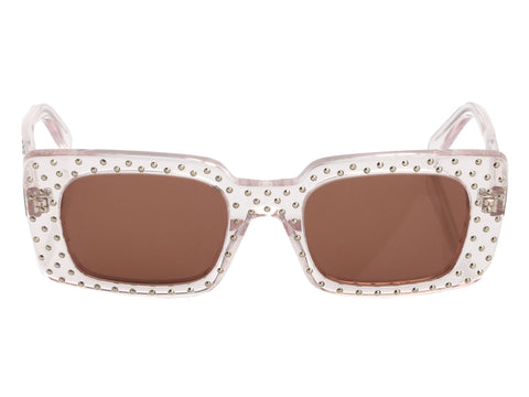 Céline Clear Studded Sunglasses