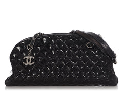 Chanel Medium Taupe Just Mademoiselle Bowling Bag - Ann's Fabulous Closeouts