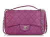 Chanel Purple Watersnake Easy Carry Flap