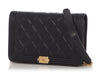 Chanel Black Quilted Caviar Boy Wallet on Chain WOC