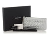 Chanel LE Silver Quilted Calfskin Keyboard Clutch