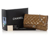 Chanel Olive Patent Clutch On Chain