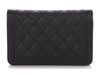 Chanel Black Quilted Caviar Boy Wallet On Chain WOC