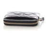 Chanel Black Quilted Caviar Zip Coin Purse