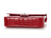 Chanel Medium/Large Red Shiny Alligator Classic Double Flap