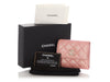 Chanel Iridescent Pink Quilted Caviar Compact Wallet