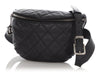 Chanel Black Quilted Caviar Uniform Waist Bag  