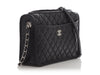 Chanel Black Quilted Shiny Calfskin Camera Bag