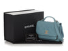 Chanel Small Light Blue Quilted Caviar Business Affinity Flap