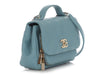 Chanel Small Light Blue Quilted Caviar Business Affinity Flap