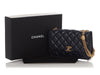 Chanel Navy Quilted Lambskin Wallet On Chain WOC