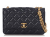 Chanel Navy Quilted Lambskin Wallet On Chain WOC