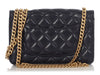 Chanel Navy Quilted Lambskin Wallet On Chain WOC