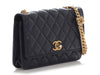 Chanel Navy Quilted Lambskin Wallet On Chain WOC