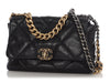 Chanel Large Black Goatskin 19 Flap