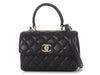 Chanel Mini Black Quilted Lambskin Trendy CC