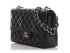 Chanel Jumbo Black Quilted Caviar Classic Double Flap