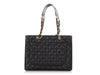 Chanel Black Quilted Caviar Grand Shopping Tote GST