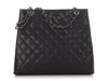 Chanel Black Quilted Caviar Tote