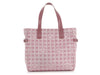 Chanel Pink Canvas Travel Ligne Tote