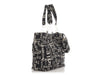 Chanel Black and White Canvas Rue Cambon Tote