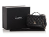 Chanel Small Black Quilted Caviar Business Affinity