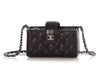 Chanel Mini Black Quilted Lambskin Crossbody Phone Case