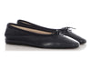 Chanel Navy Cap Toe Ballet Flats