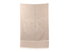 Chanel Beige Camellia Cashmere Scarf