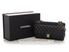 Chanel Medium/Large Black Quilted Caviar Classic Double Flap