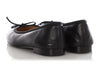 Chanel Black Leather and Patent Ballet Flats