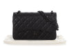 Chanel Jumbo So Black Quilted Lambskin Classic Double Flap