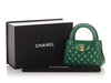 Chanel Green Quilted Calfskin Nano Kelly