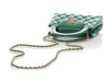 Chanel Green Quilted Calfskin Nano Kelly