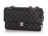 Chanel Medium/Large Black Quilted Caviar Classic Double Flap